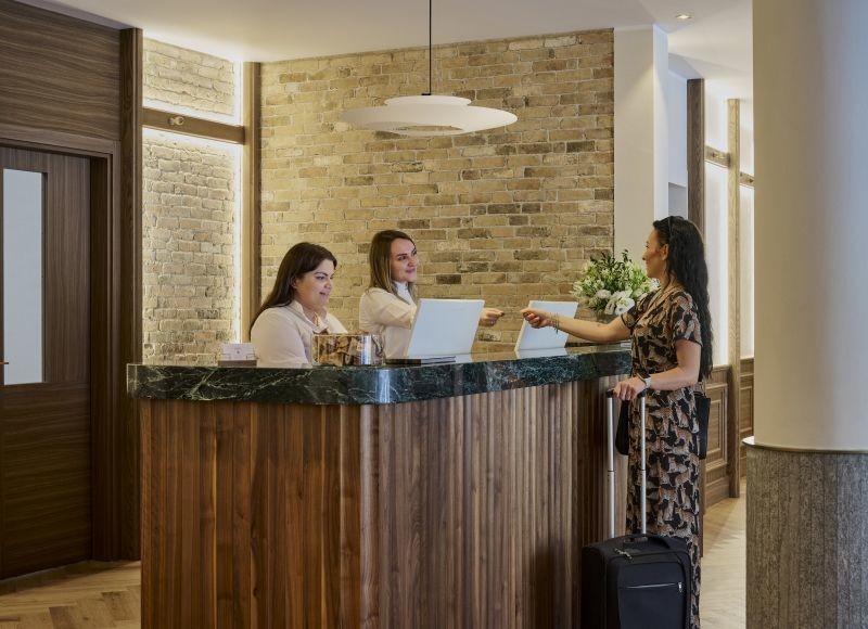 hotel reception